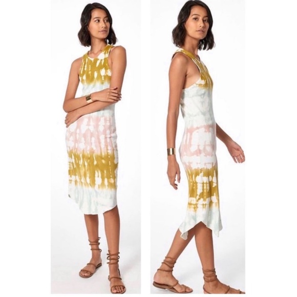 YOUNG FABULOUS & BROKE Robbie Tie Dye Tank Dress M - Picture 2 of 11